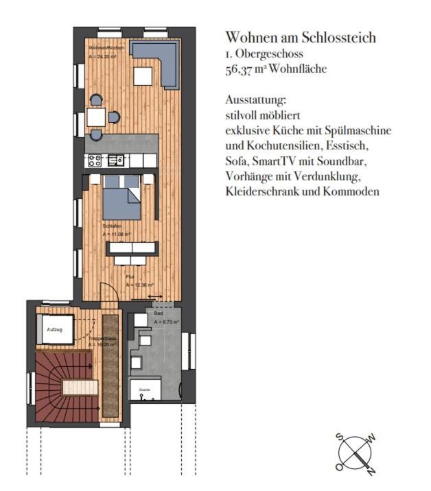 Wohnen Am Schlossplatz Oldenbourg Chambre photo