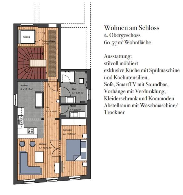 Wohnen Am Schlossplatz Oldenbourg Chambre photo
